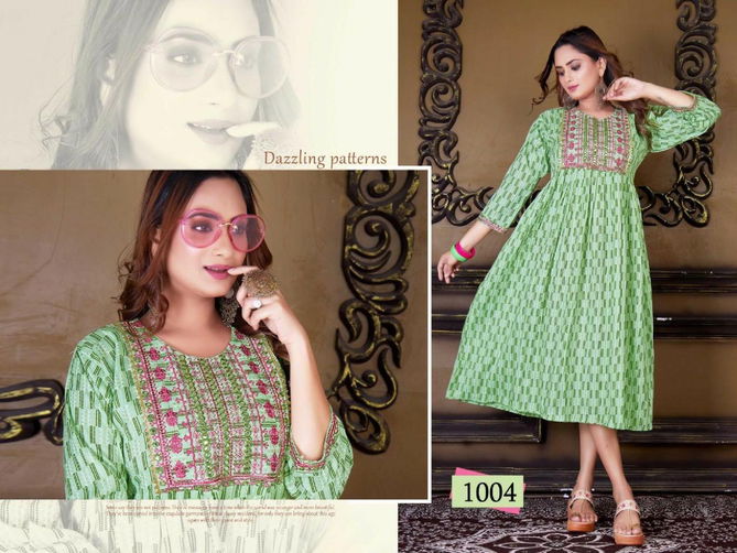 Trendy Taahira 2 Fancy Wear Wholesale Anarkali Kurti Collection